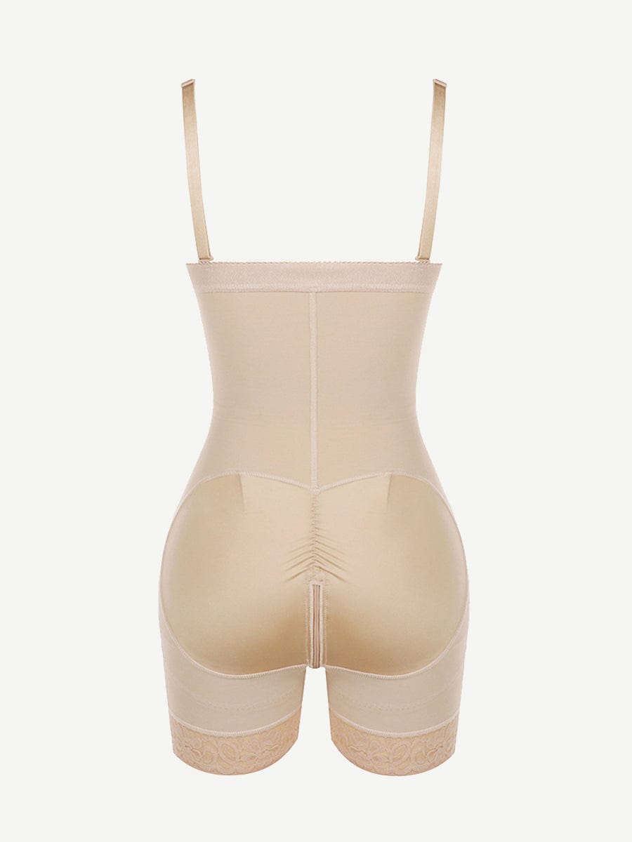 Upgrade-Wholesale Pretty Detachable Straps Side Zip Faja Body Shaper