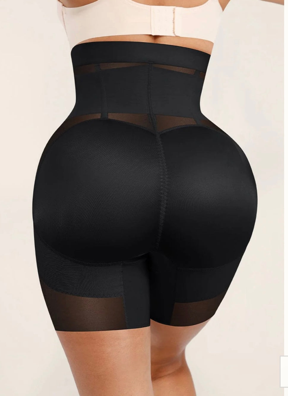 High-Waisted Shaping Briefs Breathable Mesh Waist & Abdomen Control Butt Lifter