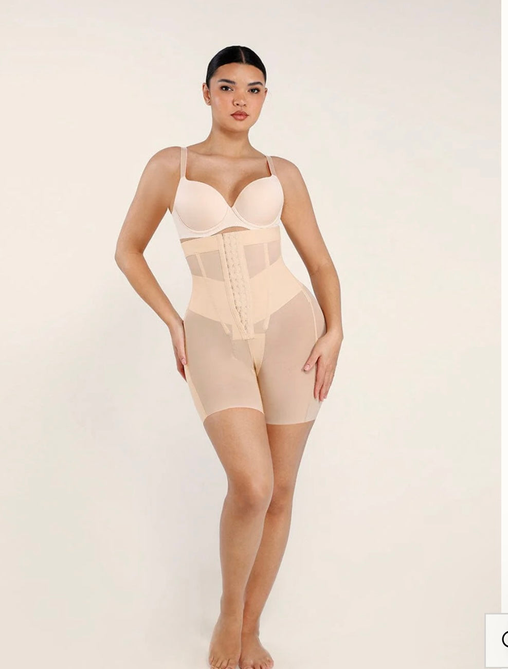 High-Waisted Shaping Briefs Breathable Mesh Waist & Abdomen Control Butt Lifter